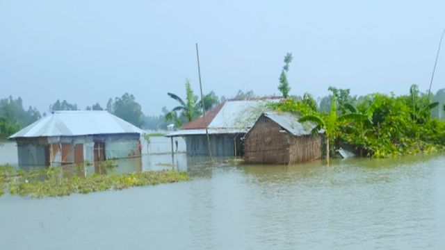 কুড়িগ্রাম-লালমনিরহাটের নিম্নাঞ্চলগুলো প্লাবিত