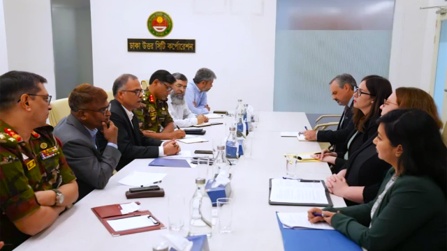 ডিএনসিসি'র প্রশাসকের সঙ্গে মার্কিন দূতাবাসের চার্জের সাক্ষাৎ
